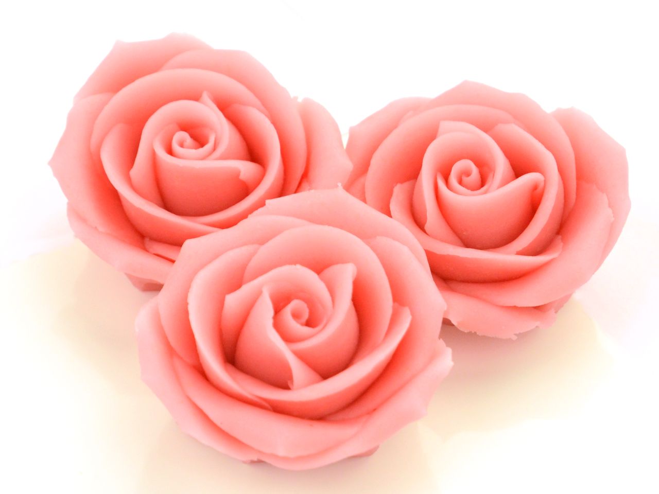 Fleur en amande - Rose 4,5 cm - Rose