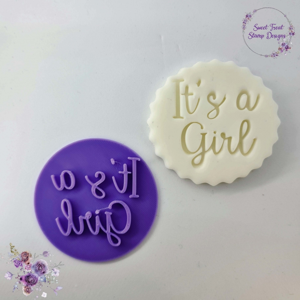 Empreinte Cupcakes et Cookies - It\'s A Girl