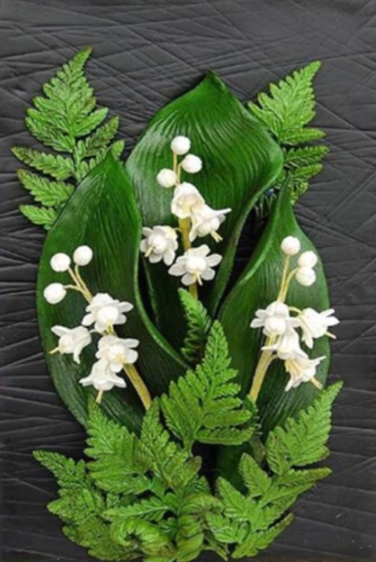 Moule en silicone - Feuilles de Fougère