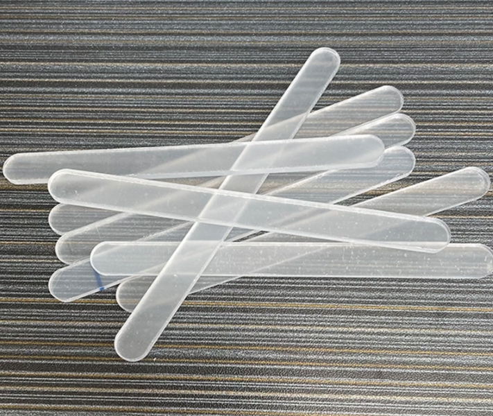 Bâtons de glace ou Popsicle en acrylique miroir Transparent x 10