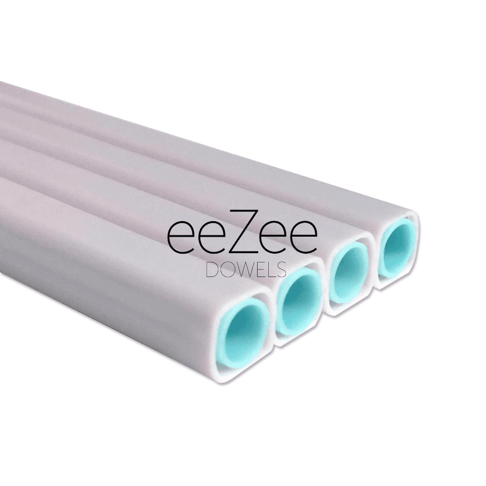 Tube de Maintien Double - Bleu et Rose - Lot de 8