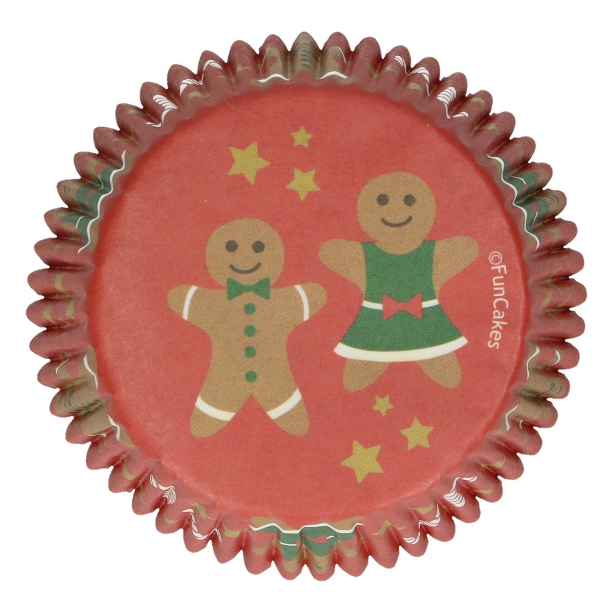 Caissettes à cupcake - Gingerbread - Lot de 48