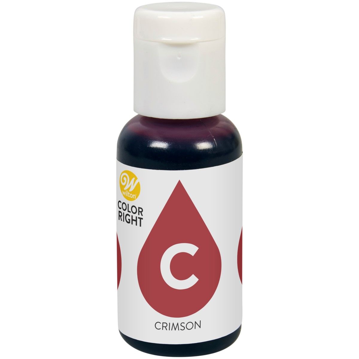 Colorant alimentaire liquide concentré 19 ml - Rouge Crimson