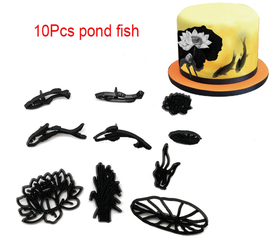 Découpoir Poisson - lot de 10