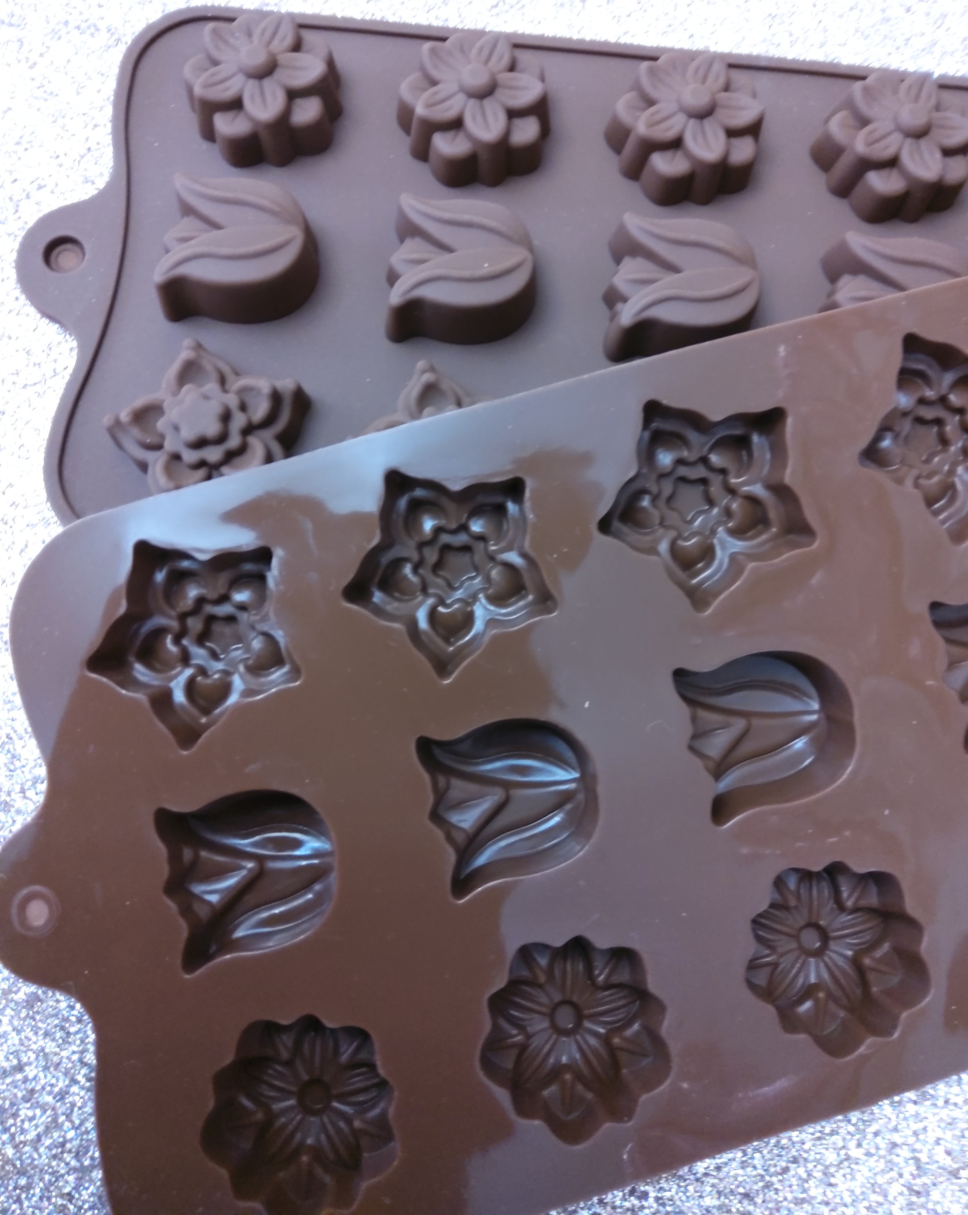 Moule pour chocolat 3D - Fleurs Tropicales