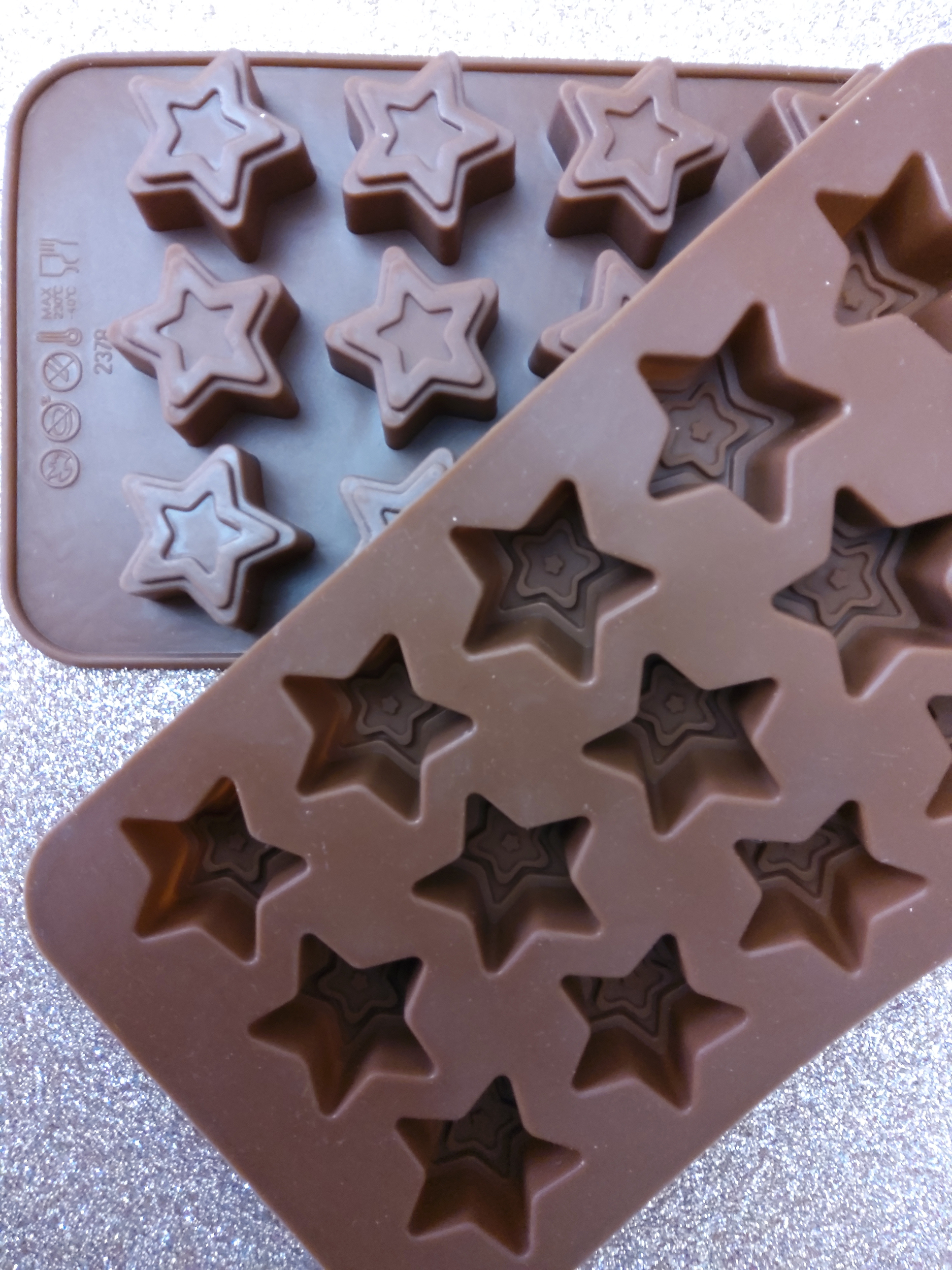 Moule pour chocolat 3D - Étoiles