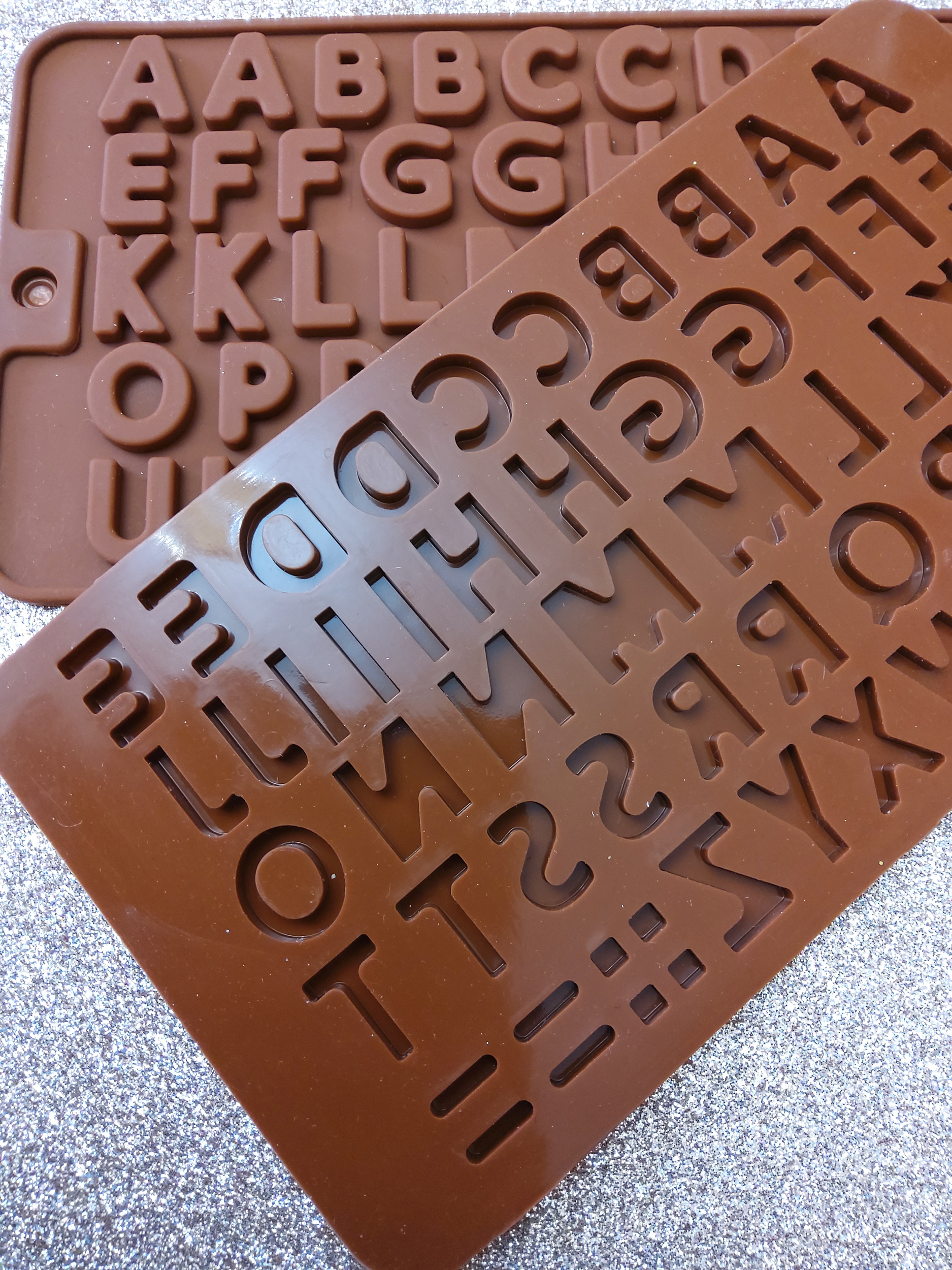 Moule pour chocolat 3D - Alphabet