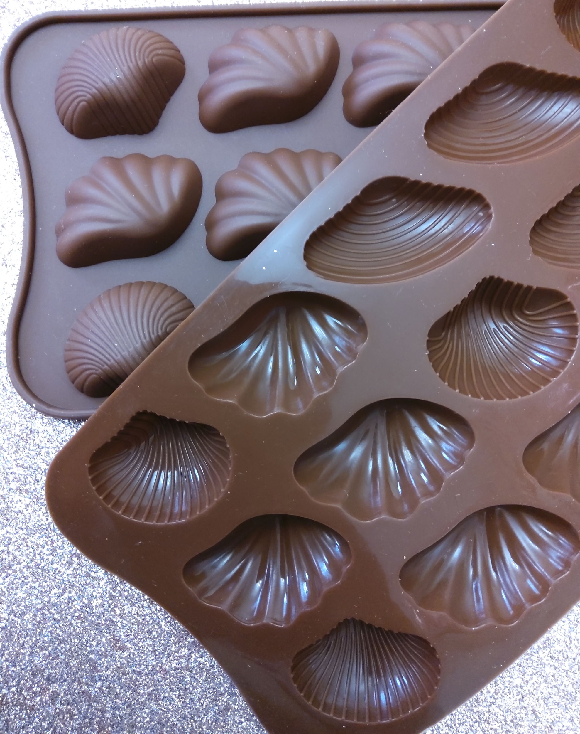 Moule pour chocolat 3D - Coquilles