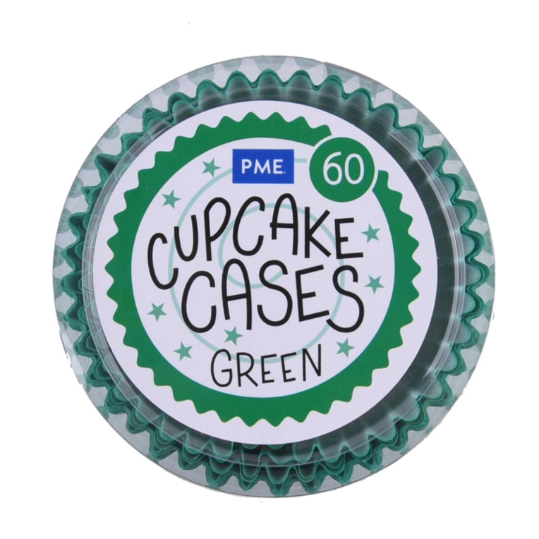 Caissettes à cupcakes Vert - x60