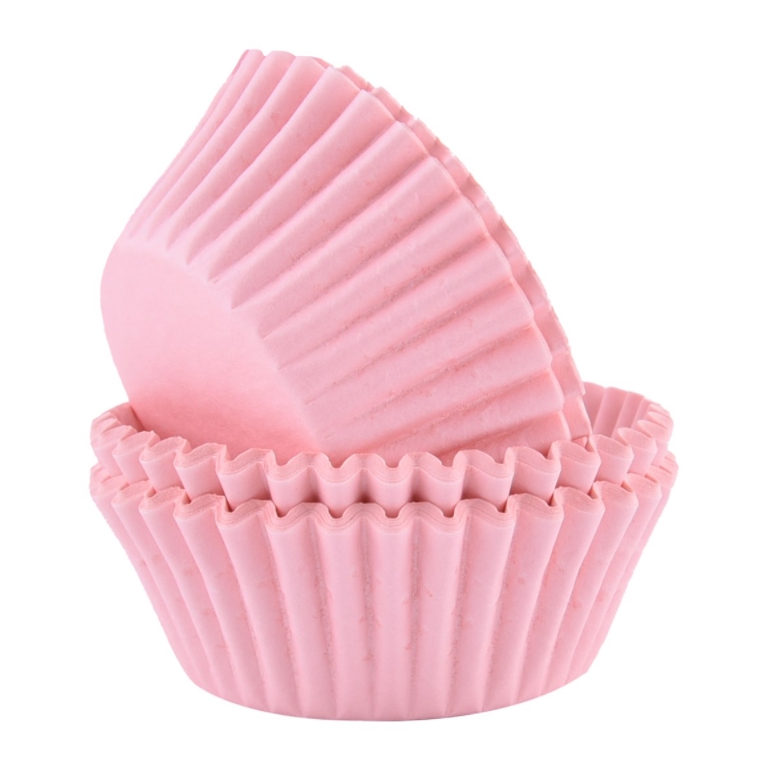Caissettes à cupcakes Rose Clair - x60