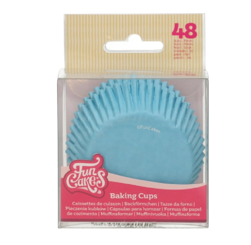 Caissettes à Cupcakes – Turquoise – Lot de 48