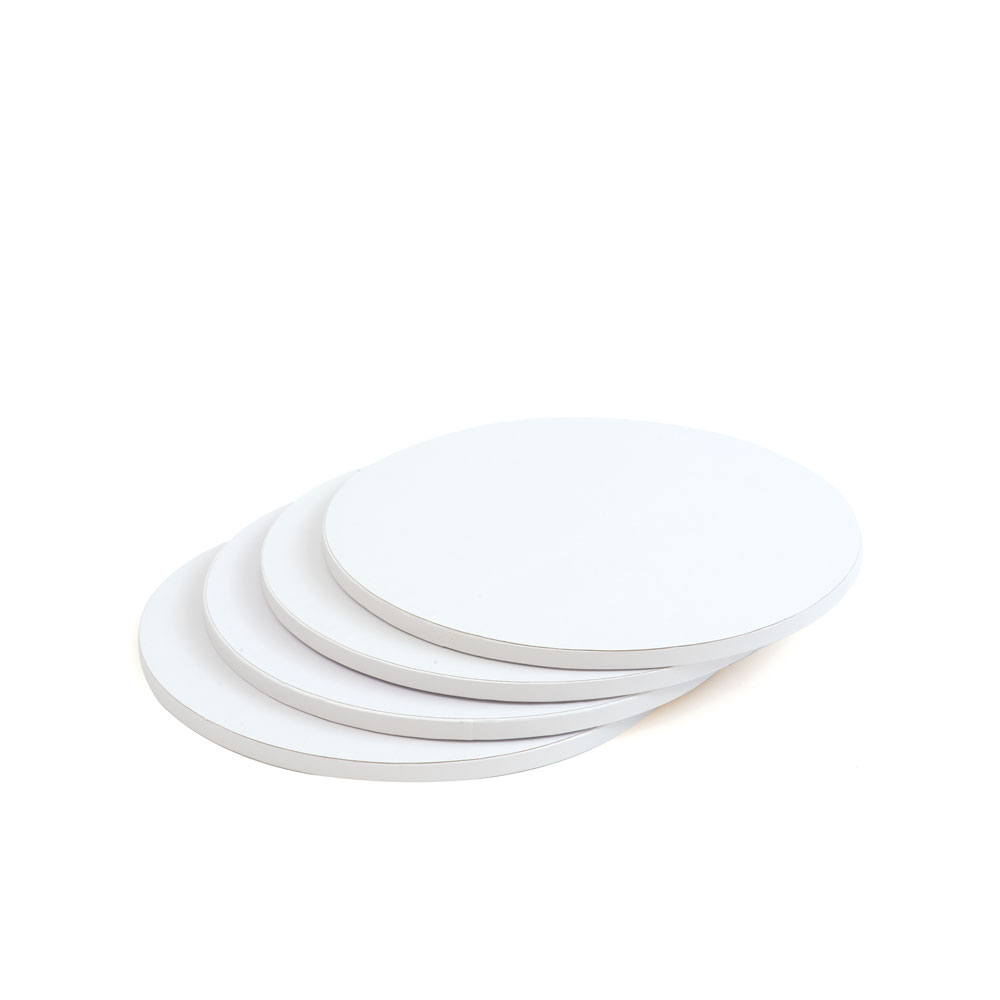Plateau à gâteaux rond blanc – 25 cm