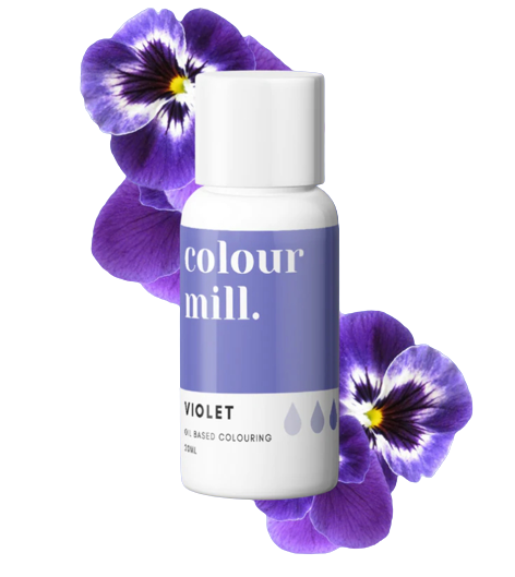 Colorant alimentaire Colour Mill 20 ml sans E171 - Violet