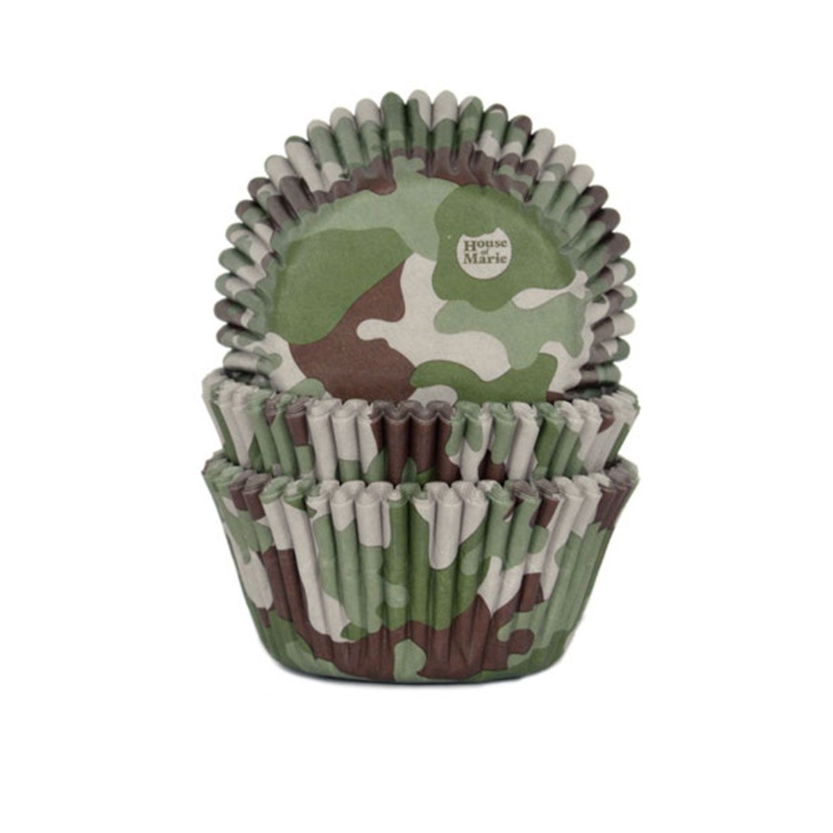 Caissettes à cupcake HM - Camouflage - Lot de 50