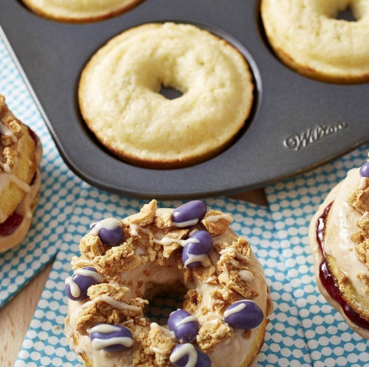 Moule à Donut Metal Wilton x6