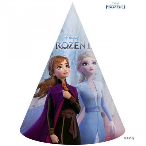 Chapeaux de Fête - Reine des Neiges - Lot de 6