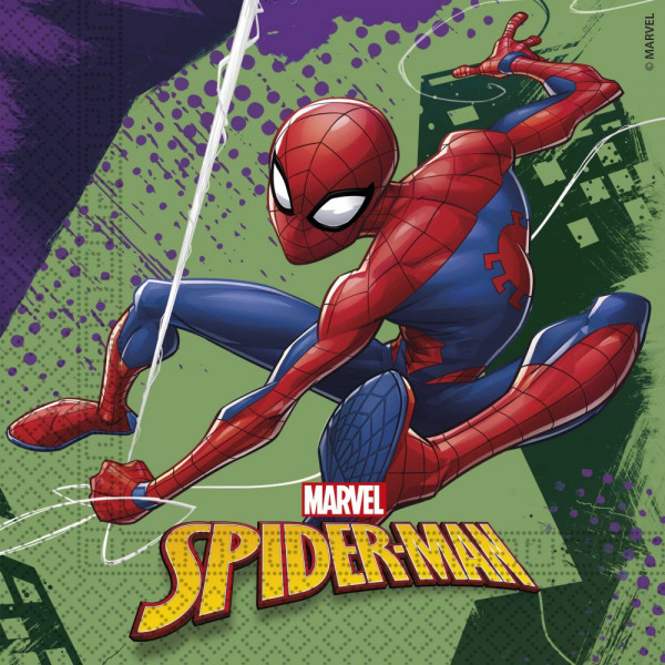 Serviettes - Spiderman - Lot de 20