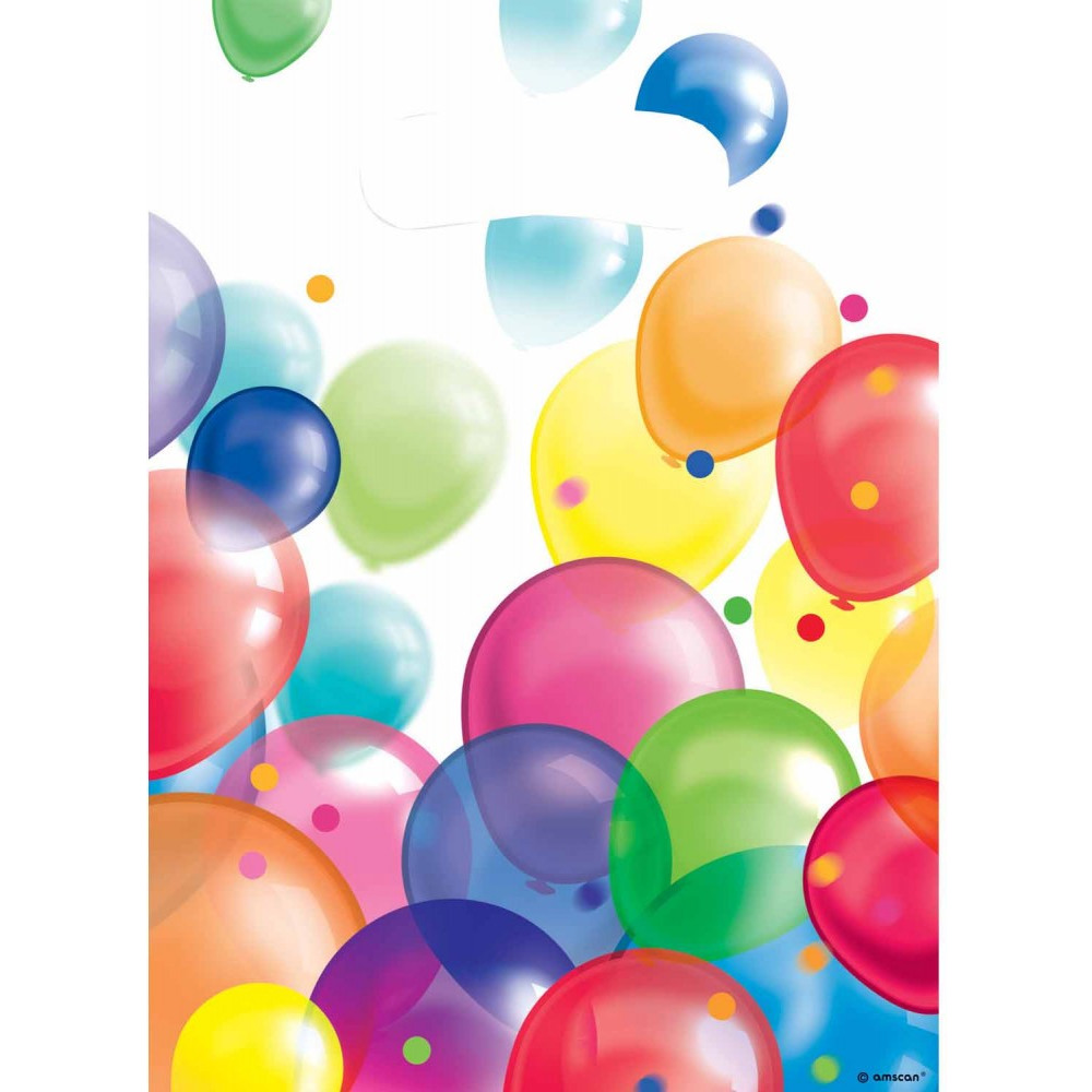 Sachet à Bonbons - Ballons - Lot de 8