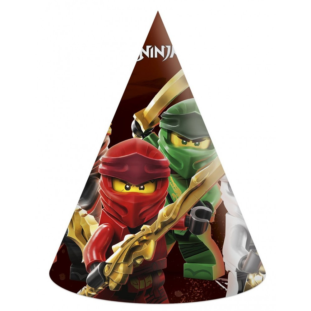 Chapeaux de Fête - Lego Ninjago - Lot de 6
