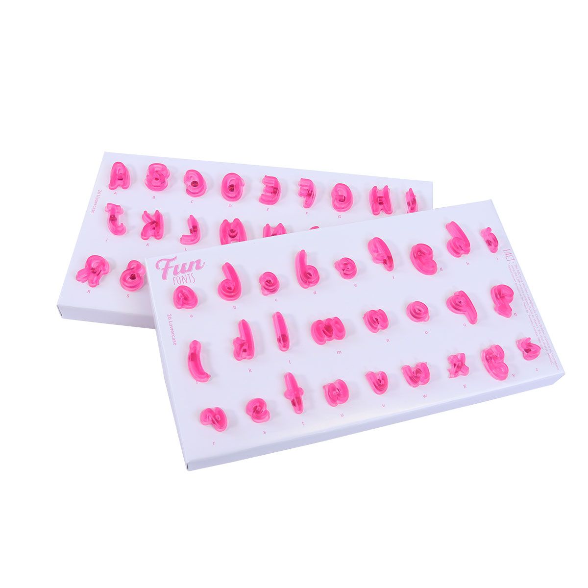 Empreintes de Lettres 3– Lot de 52