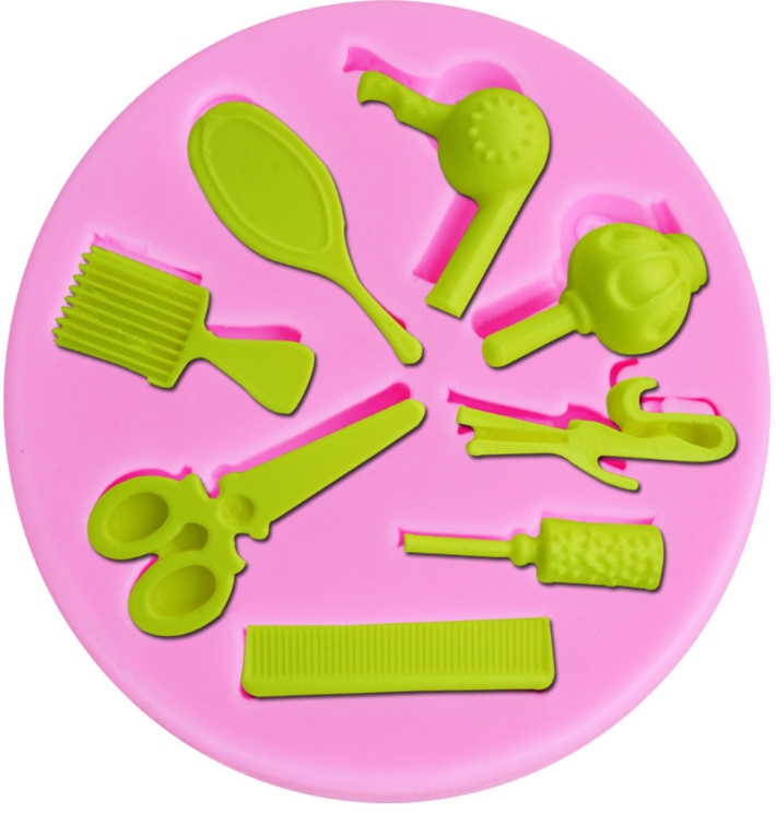 Moule en Silicone objets coiffure et beauté