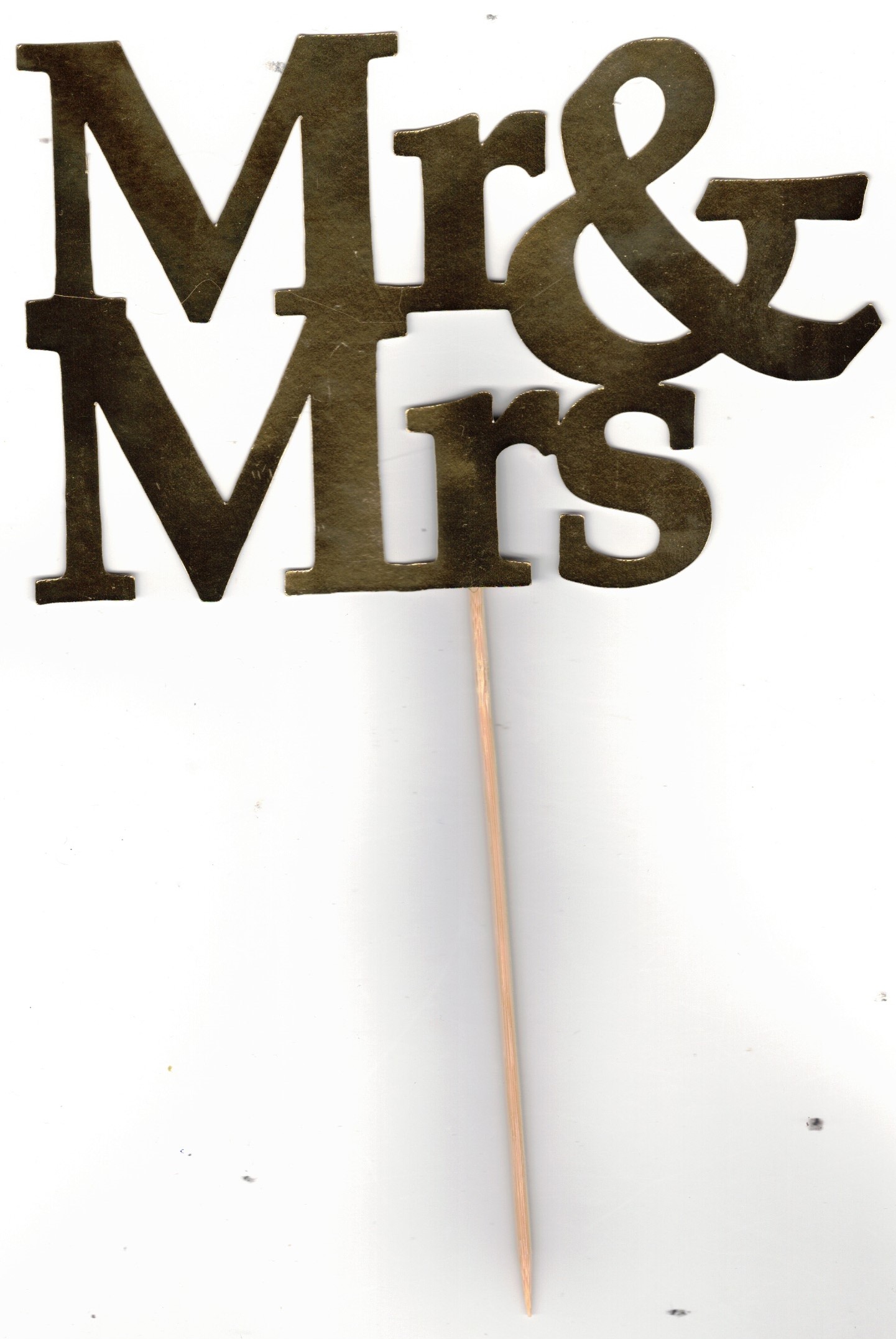Topper – Mr & Mrs – Gold