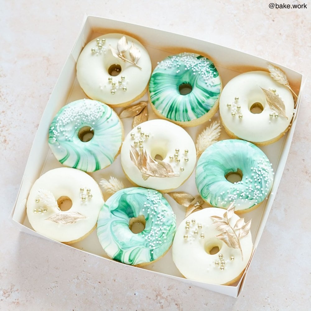 Boîte pour Donut à fenêtre - Blanc - Choisir la taille