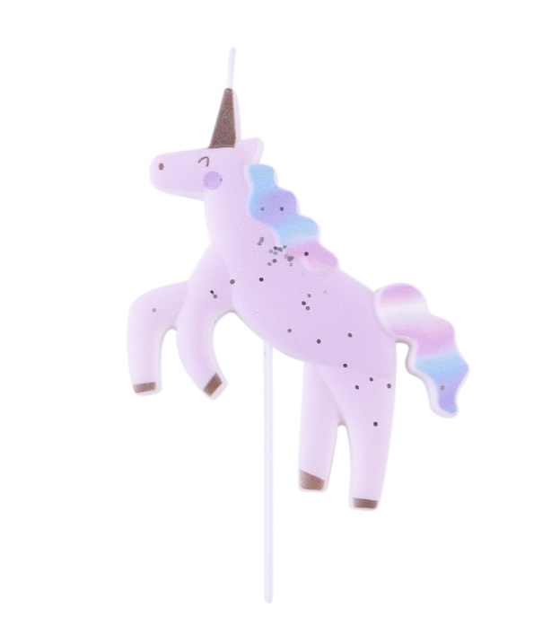 Bougie en Topper - Licorne