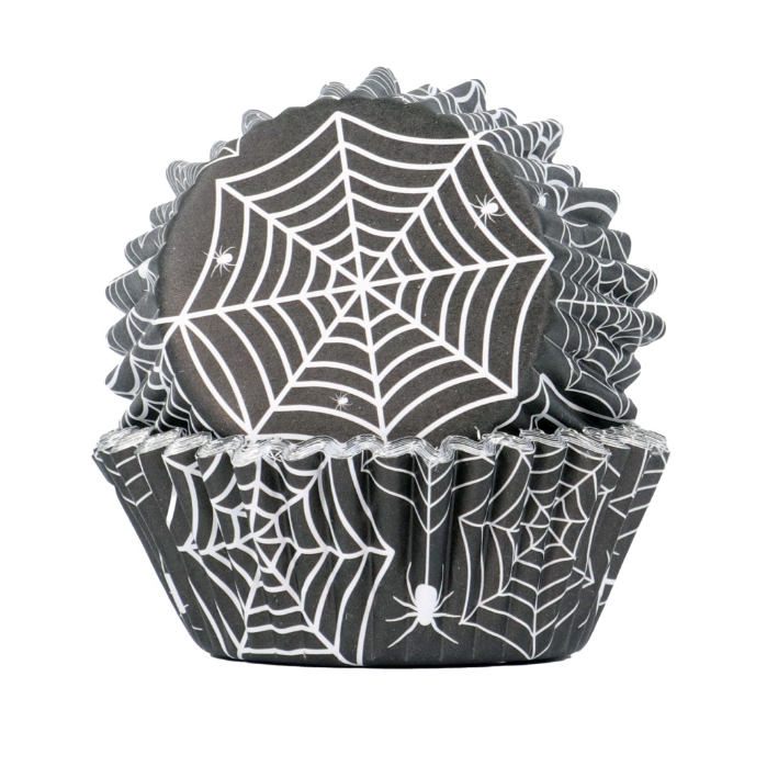 Caissettes à cupcake - Spider Web – Lot de 30