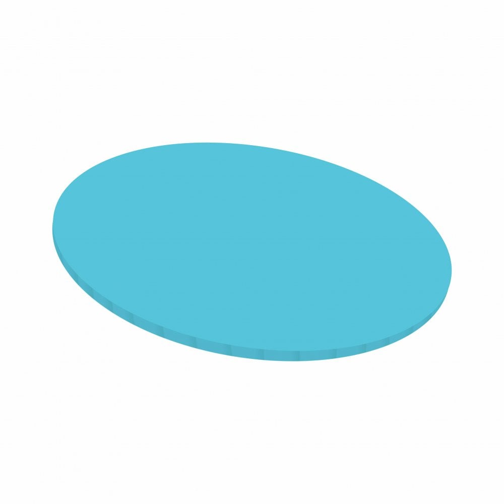 Semelle à gâteaux Rond 5 mm – Masonite - Bleu - Choisir la taille