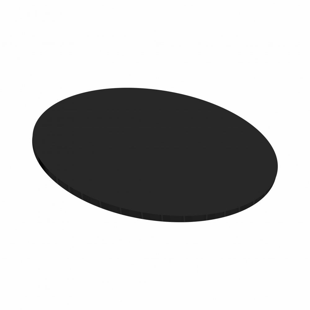 Semelle à gâteaux Rond 5 mm – Masonite - Noir - Choisir la taille