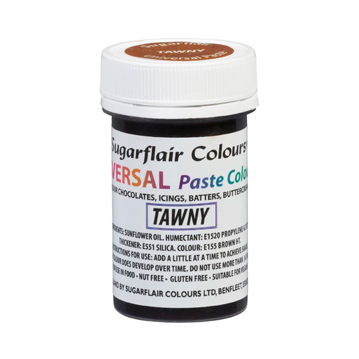 Colorant alimentaire en gel Universal 22 g - Tawny