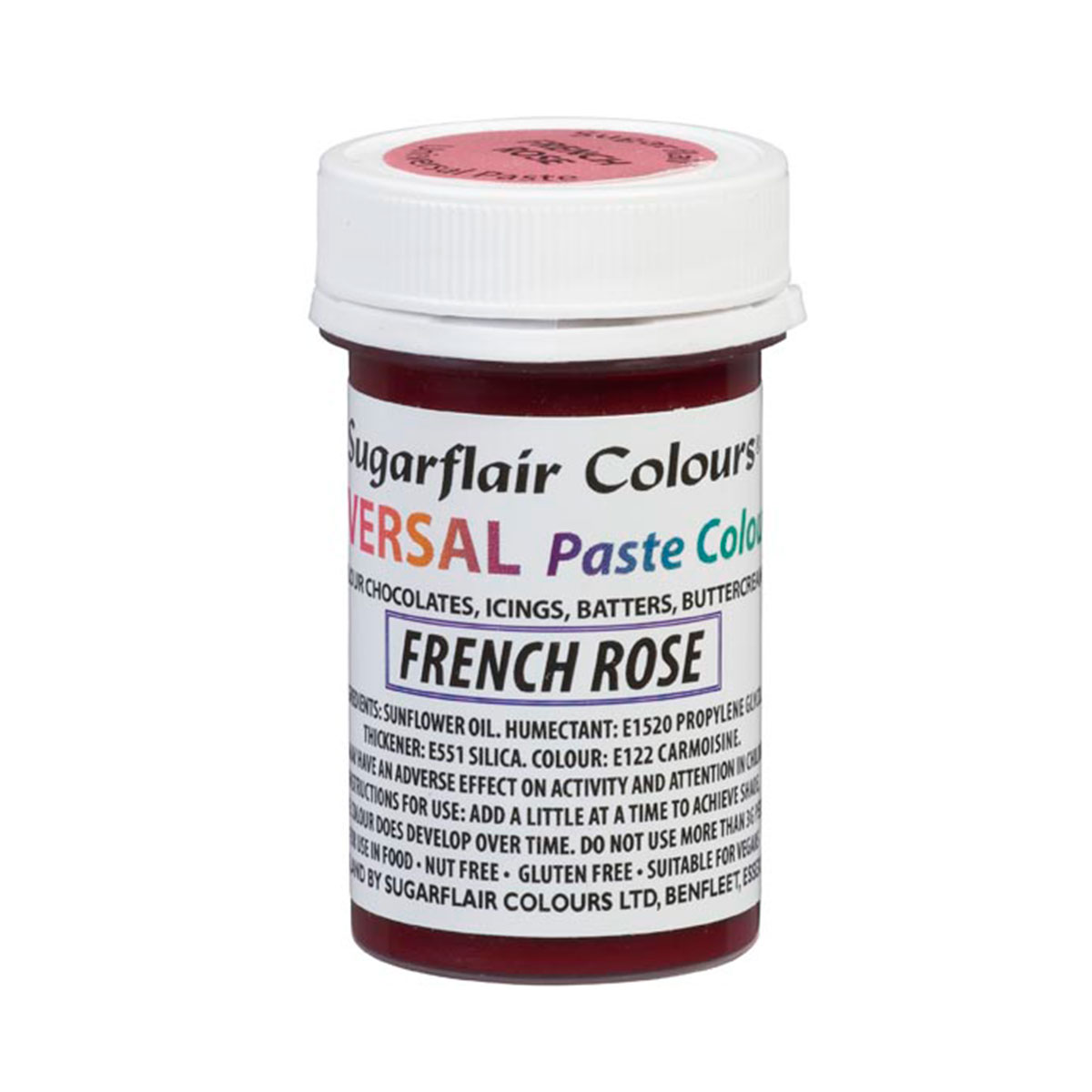 Colorant alimentaire en gel Universal 22 g - French Rose
