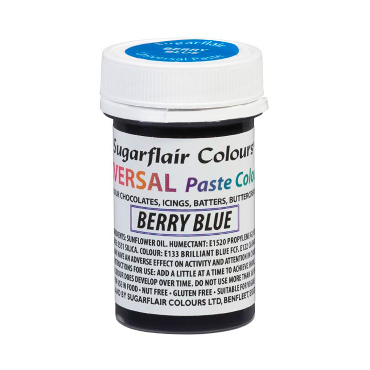 Colorant alimentaire en gel Universal 22 g - Bleu Berry