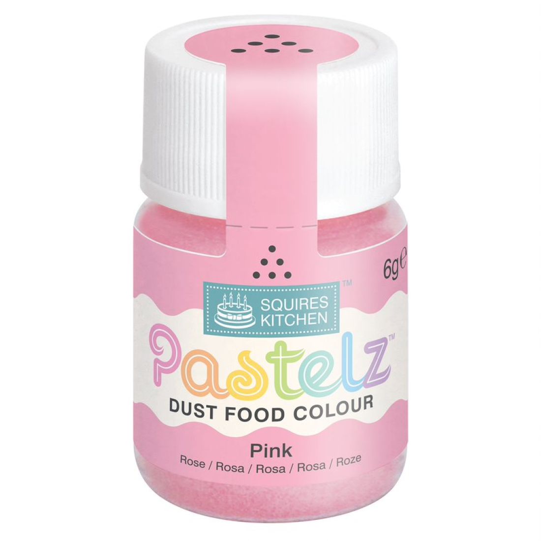 Colorant alimentaire en poudre rose pastel