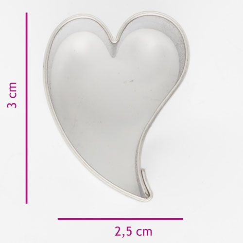 Découpoir - pièce coeur - 3 cm