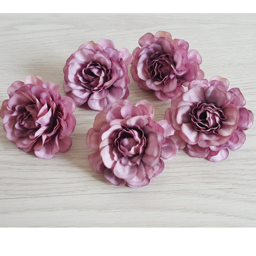 Fleur artificiel Roses - Ike - Lot de 4