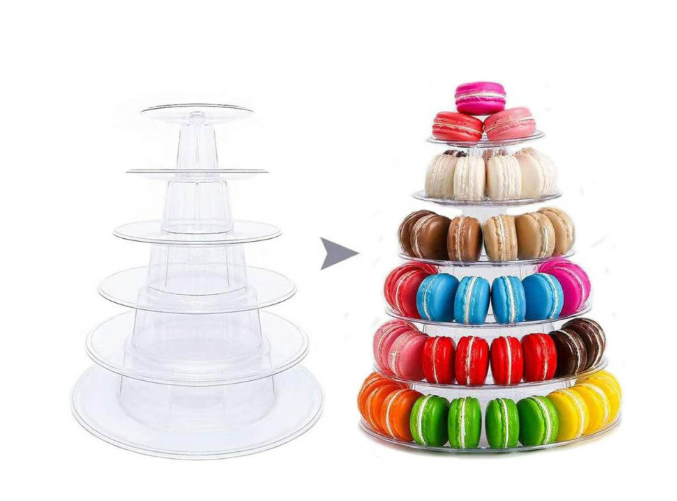 Présentoir Pyramide à macarons ronde modulable