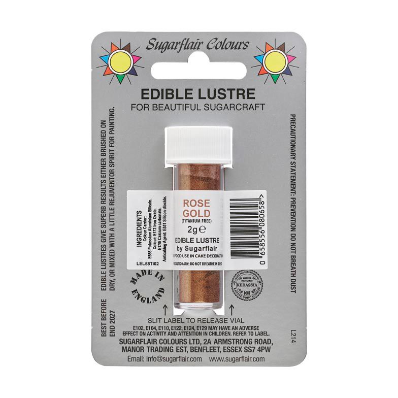 Poudre Lustre 2 g - Or Rosé - Sans E171