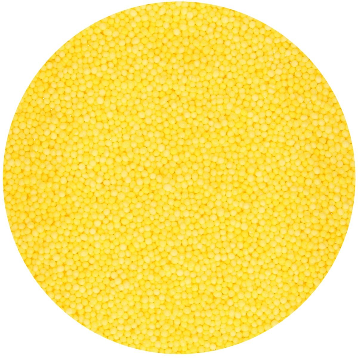 Mini perles en sucre 80 g - Jaune