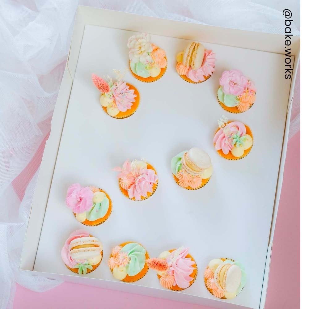 Boîte pour 12 cupcakes – Chiffres