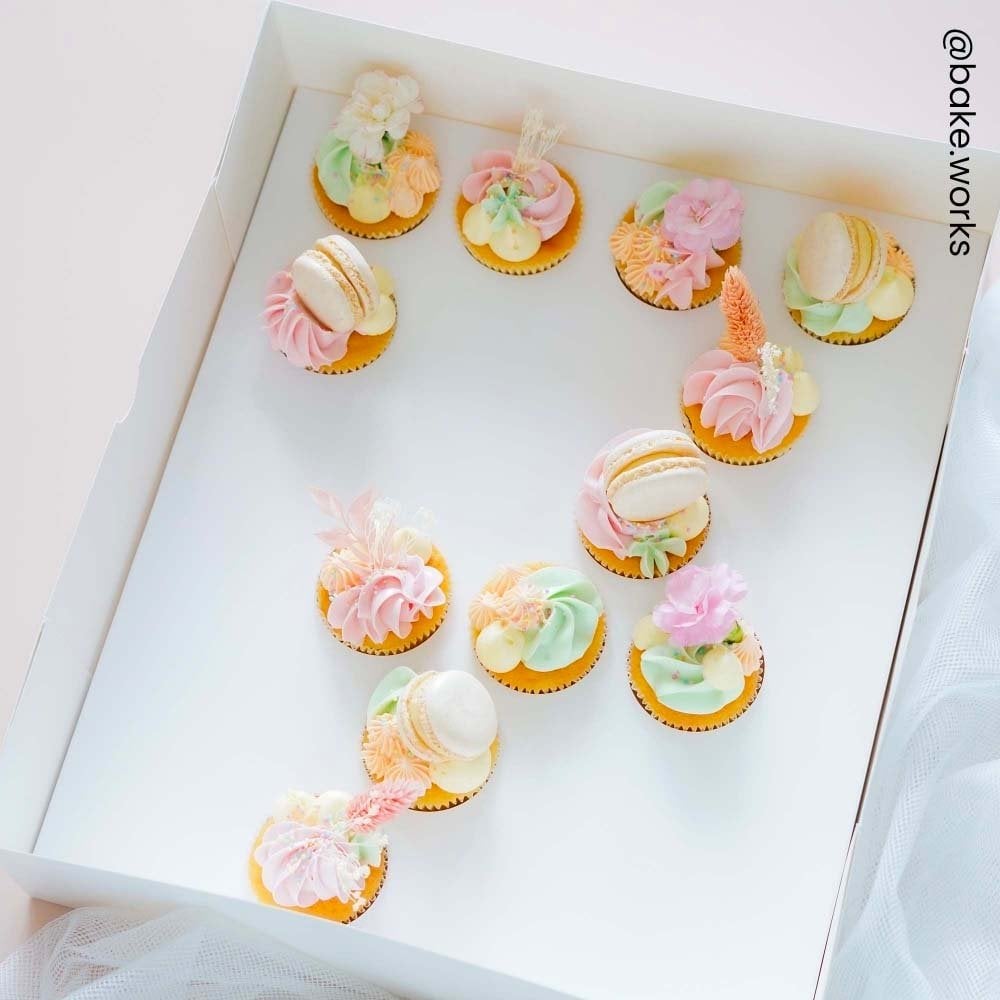 Boîte pour 12 cupcakes – Chiffres