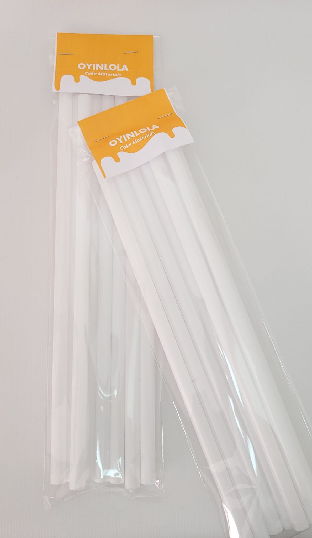 Tube de maintien en plastique - Lot de 4 - Choisir la taille