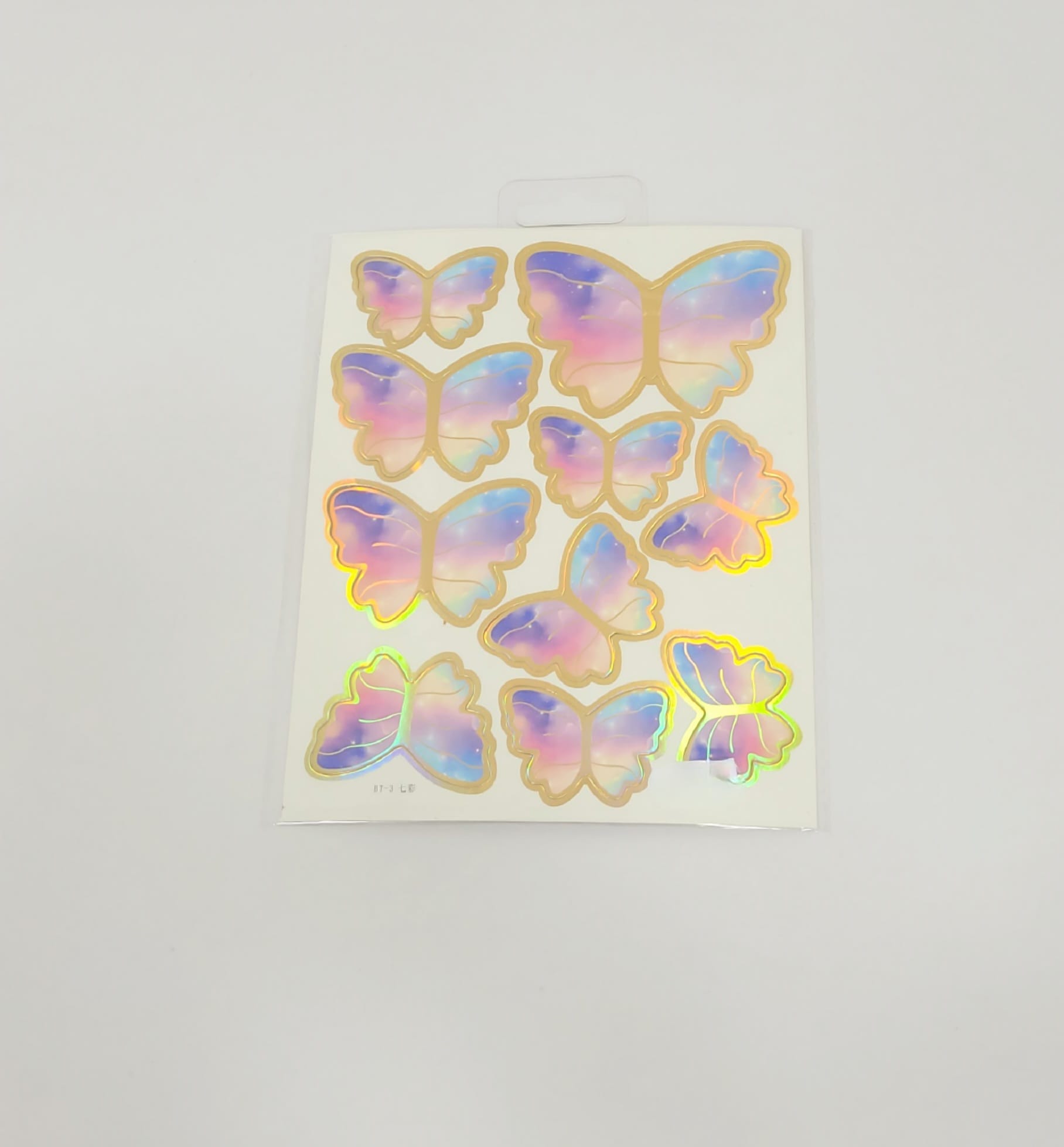 Toppers alimentaire - Papillons Iridescent - Lot de 10