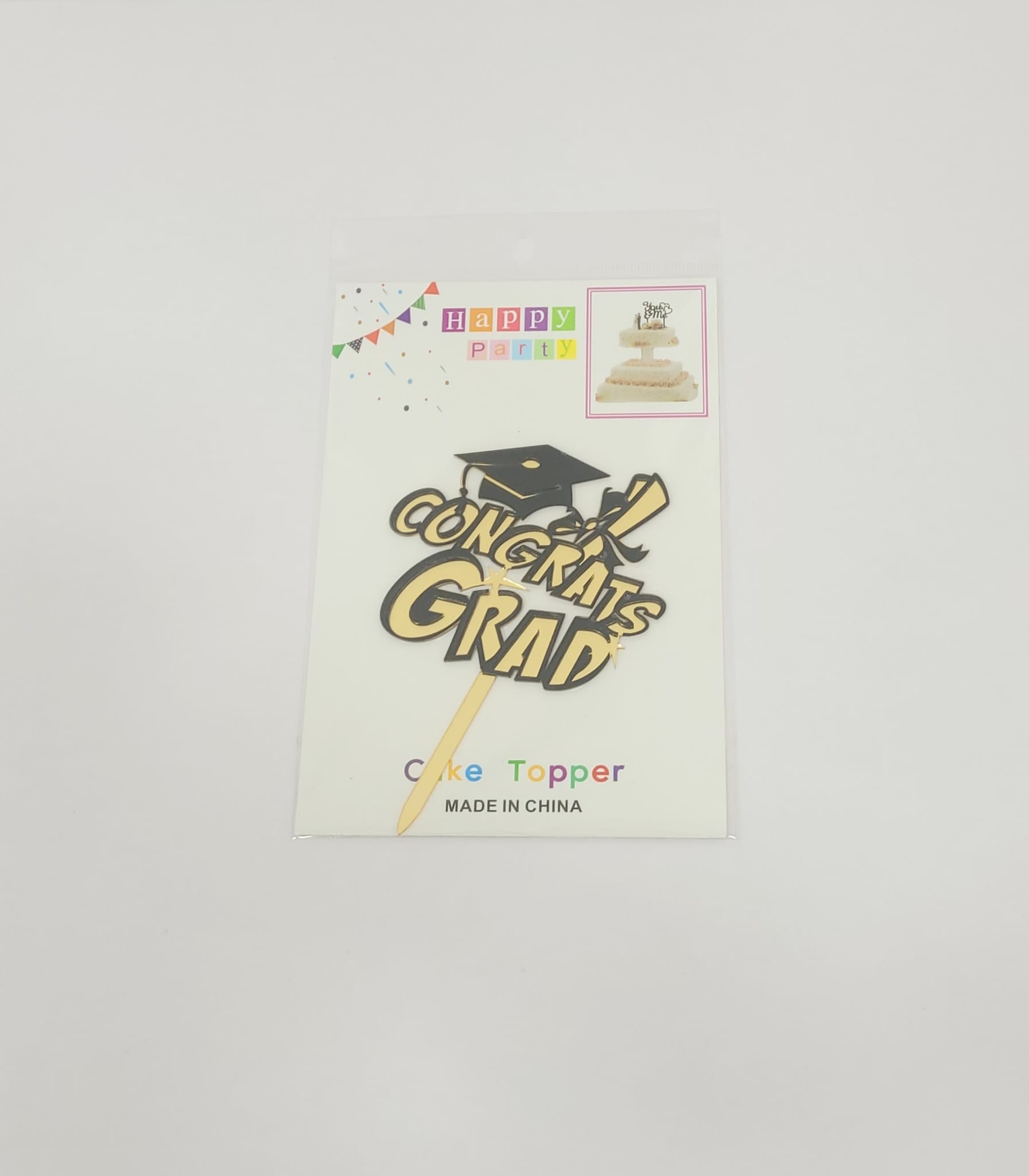 Topper en acrylique - Congrats grad