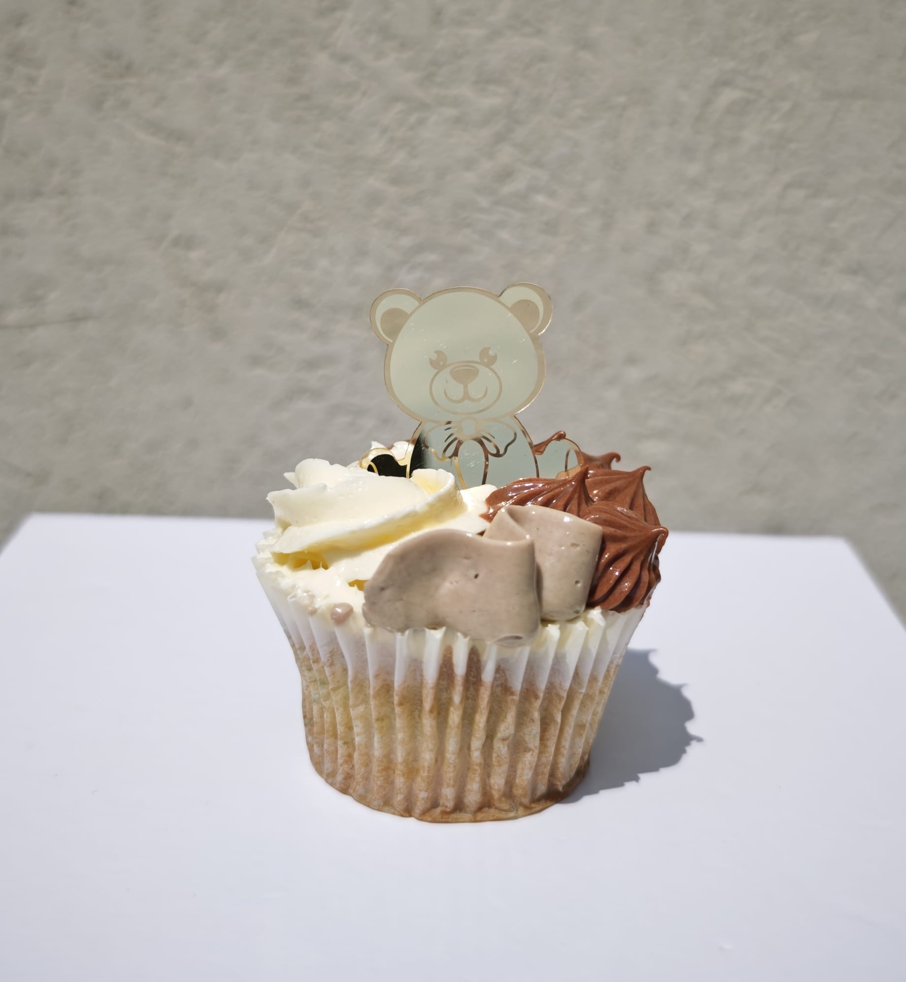 Topper en Acrylique - Ourson - Or - Lot de 5 (2)