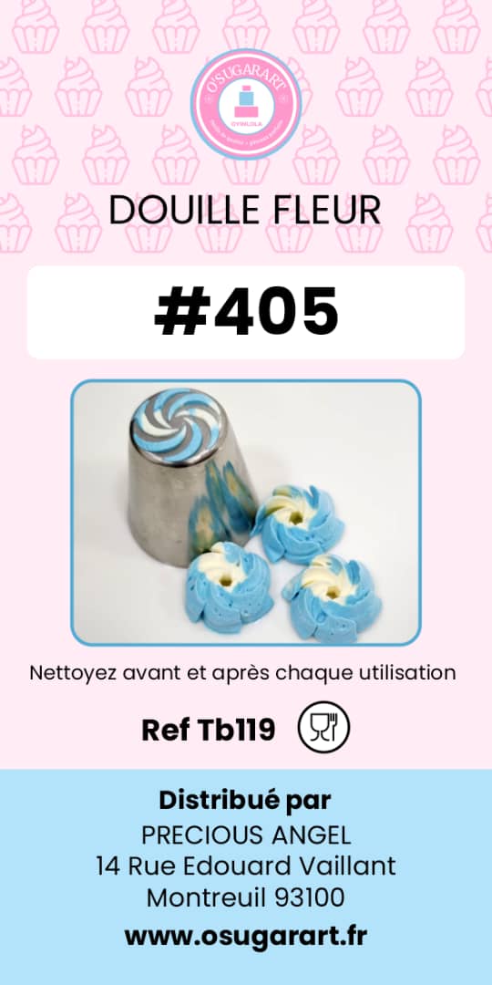 Douille pâtissière T - fleur 405
