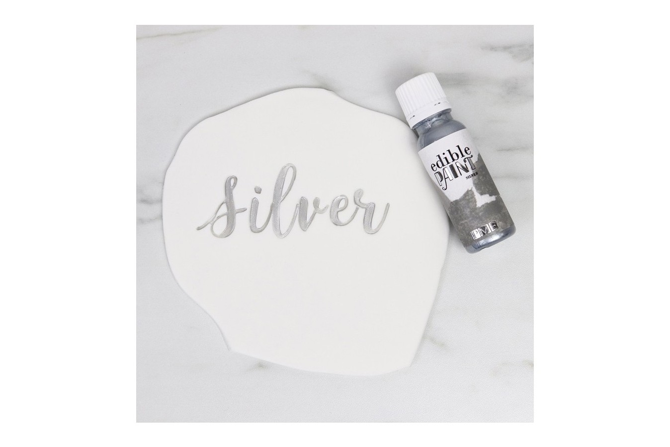 peinture métallisé 20 ml argent