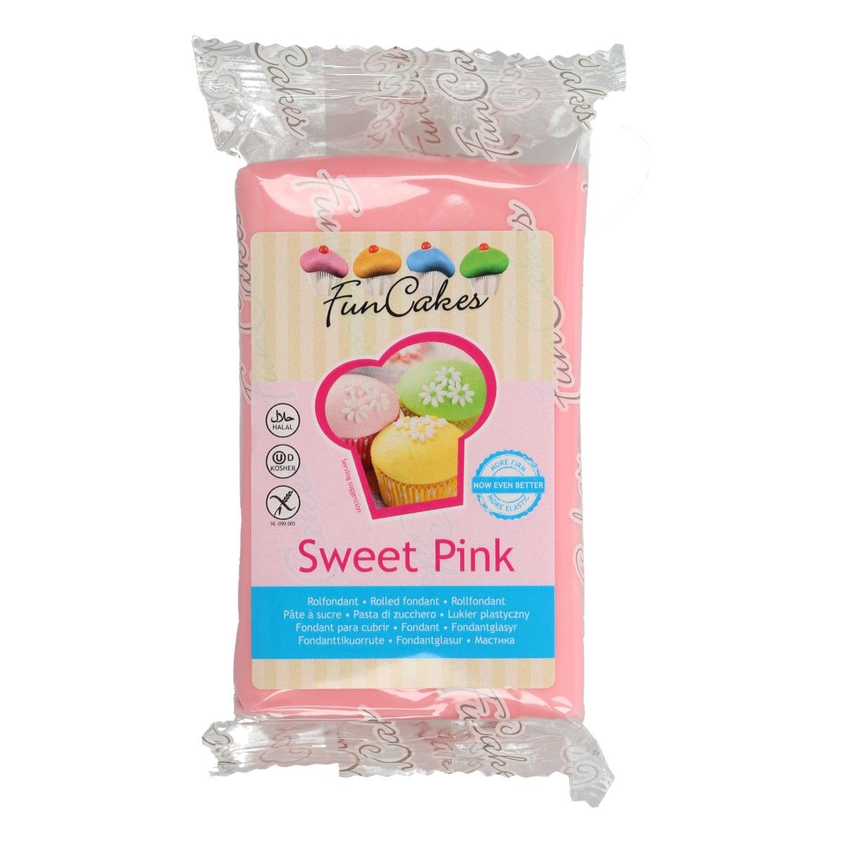 Pâte à sucre  250 g-Rose