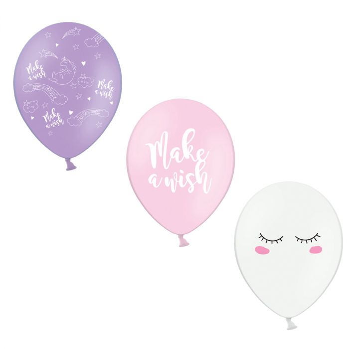 Ballons-–-Licorne–-Lot-de-6